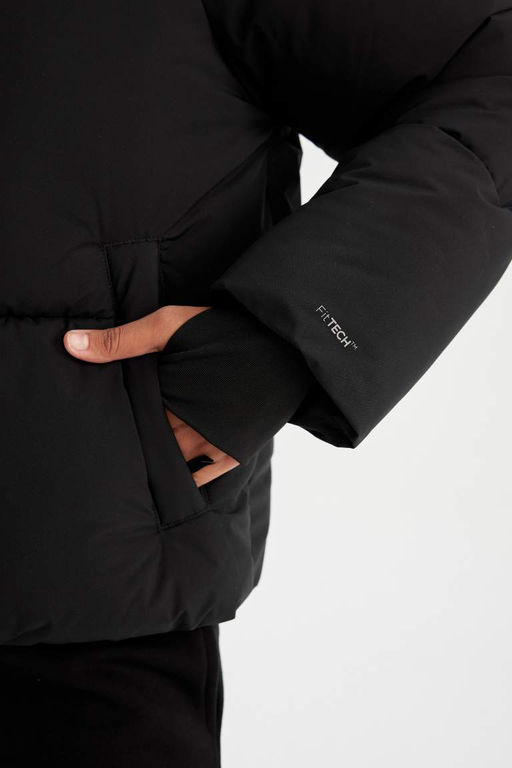 Водонепроницаемая куртка-пуховик с воротником-стойкой DeFactoFit  фото 6