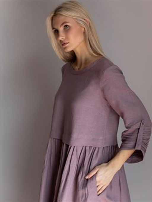 платье лен 57%, вискоза 43% - Волтри фото 4