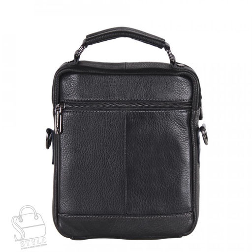 Сумка мужская кожаная 67716Z black Zinimxs