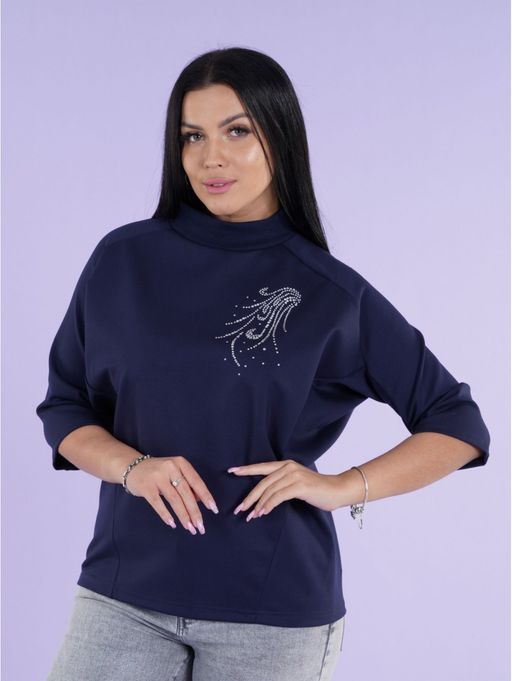 Афродита кофта женская черный - Lovetex фото 5