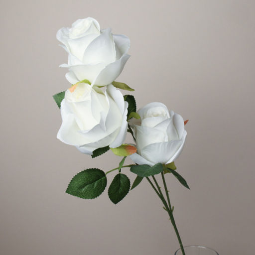 Цветок искусственный Роза букет 66 см 3 головы / HJY-4 /уп 2/400/ - Галеонтрейд фото 3