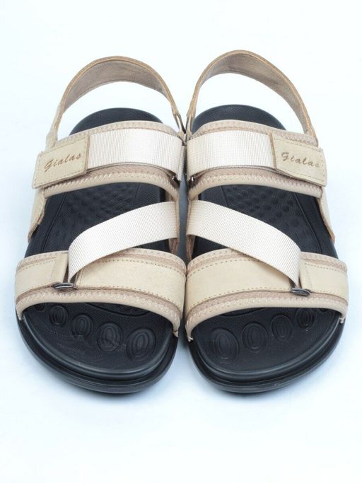 04-Б6020A-3 BEIGE Сандалии мужские (натуральная кожа) - Фабричный китай фото 9