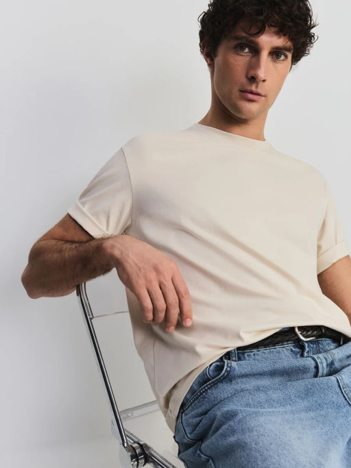 Базовая футболка регулярного фита MREGL0526-61 / Zarina