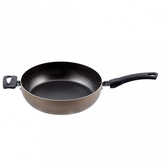 "Sandy " Сотейник с антипригарным покрытием д26см, h7см, s1,8мм, 2 ручки (Россия)