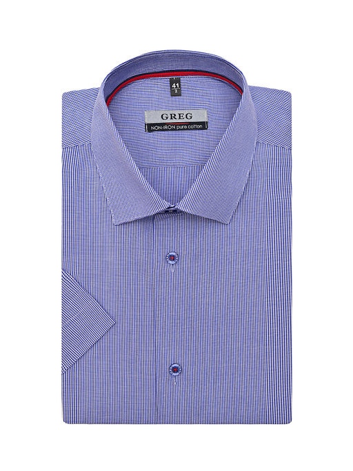 Сорочка мужская короткий рукав GREG 214/201/3735/1p