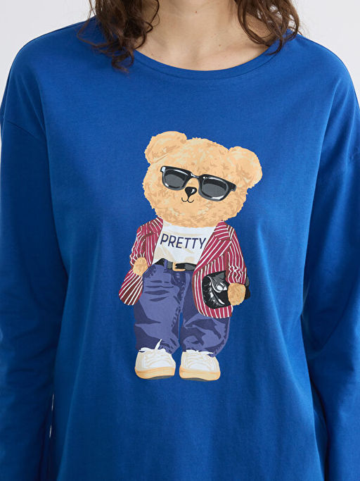 Ay? Teddy Bask?l? Kad?n Pijama Tak?m