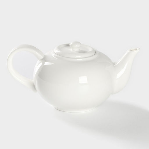 Чайник заварочный Magistro Бланш, 600 мл, фарфор, белый фото 5