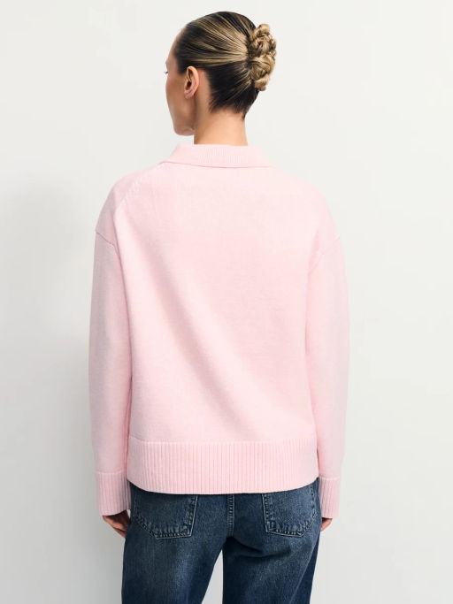 Джемпер поло с молнией / Zarina  фото 5