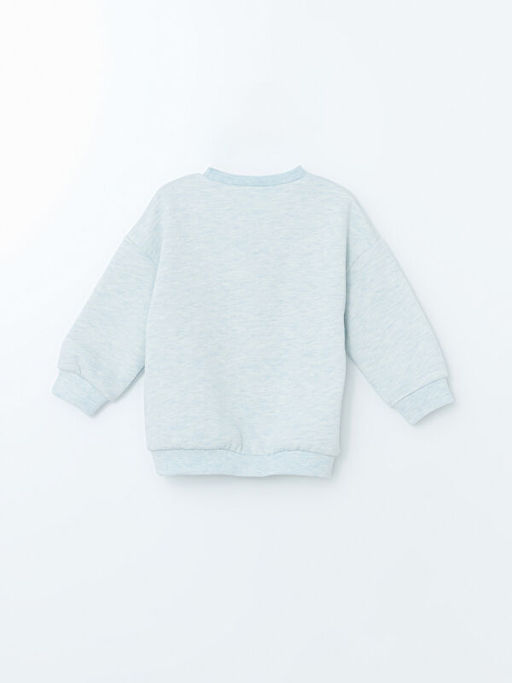 Bisiklet Uzun Kollu Bask?l? Erkek Bebek Sweatshirt - Waikiki фото 3