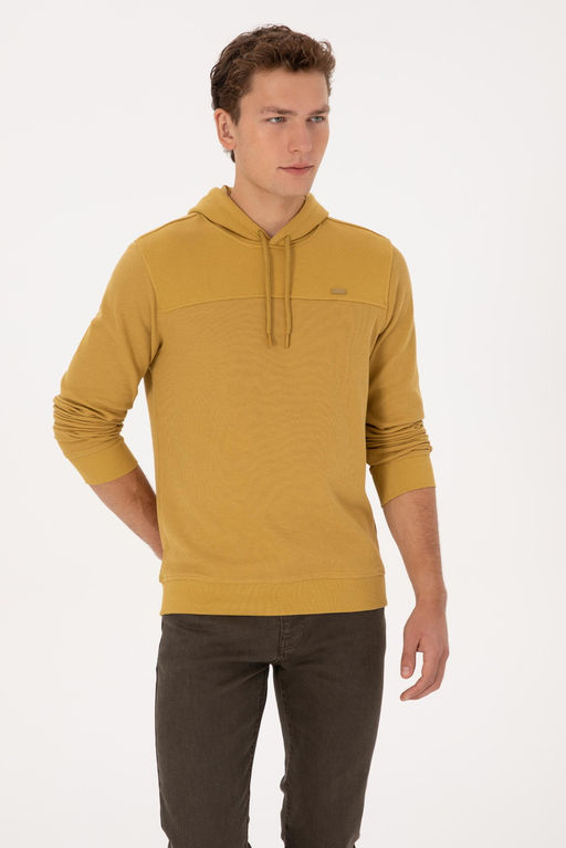 Erkek Hardal Sweatshirt - U.s. polo assn фото 3