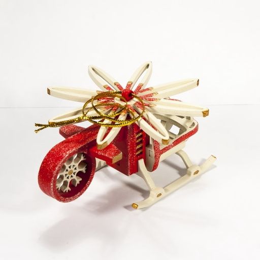 Вертолет малый 3020 White Cabin - Idh фото 3