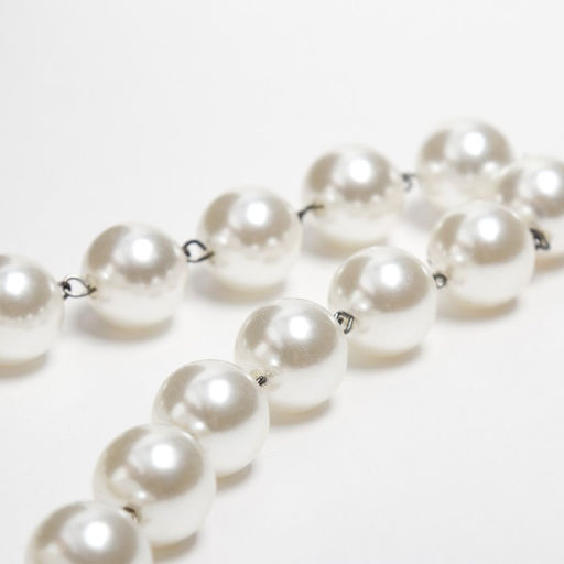 Шляпа женская с бусинами MINAKU, размер 56-58, цветмолочный