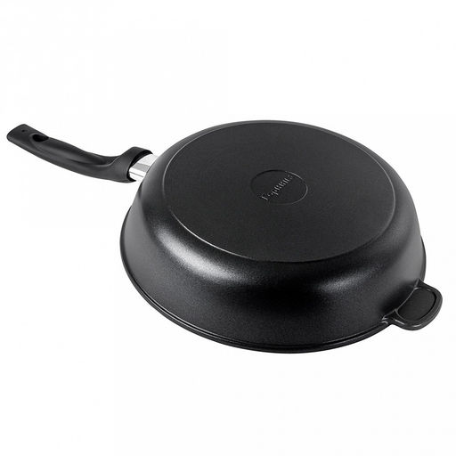 Сковорода с тефлоновым покрытием д30см "Классик", h7,5см, s0,42см, ручка из термостойкого пластика (Россия)