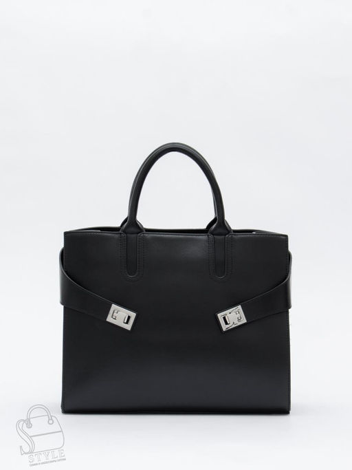 Сумка женская кожаная 11188VG black Vitelli Grassi