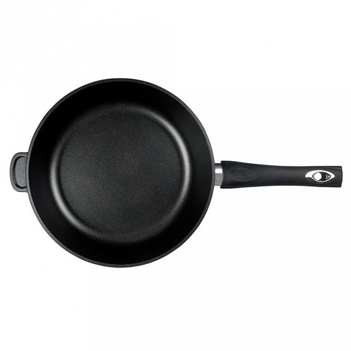 Сковорода с тефлоновым покрытием д30см "Классик", h7,5см, s0,42см, ручка из термостойкого пластика (Россия)