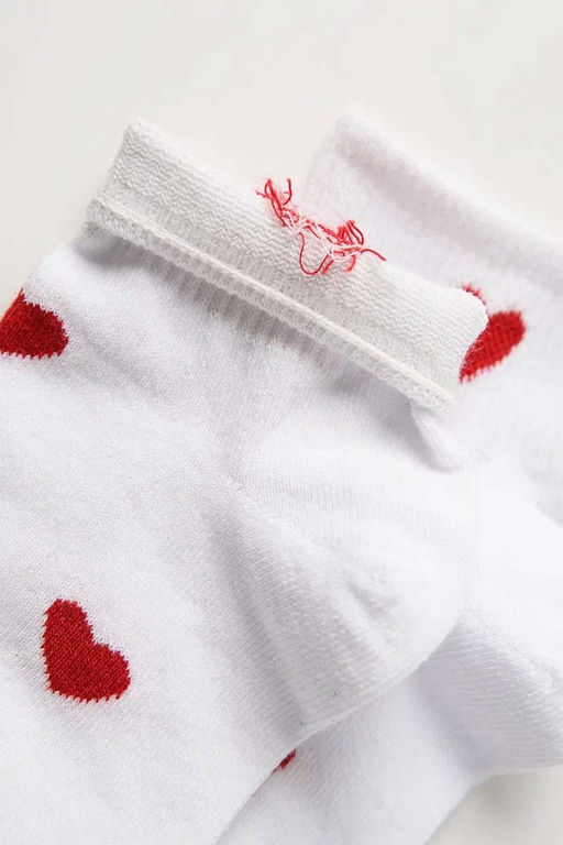 Носки детские Berchelli Любимка набор 3 пары с сердечками из хлопка с полиамидом  фото 6