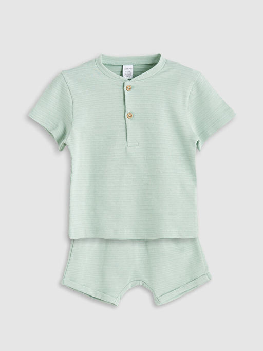 Basic Erkek Bebek Ti??rt ve ?ort 2li