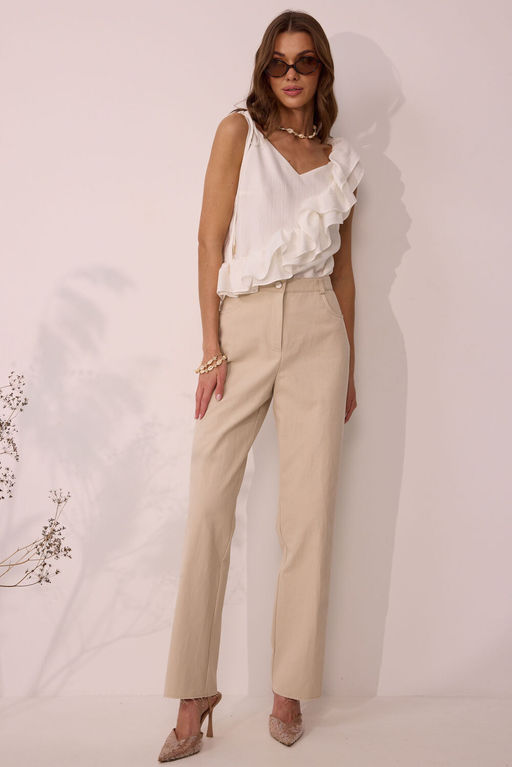 Топ LYUSHe 4105 молоко  фото 5