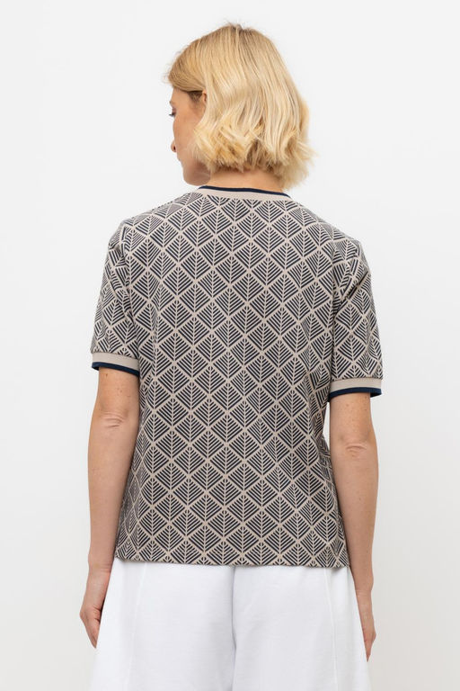 ЕВТ 3220/бежевый,ромбы-елочка фуфайка жен