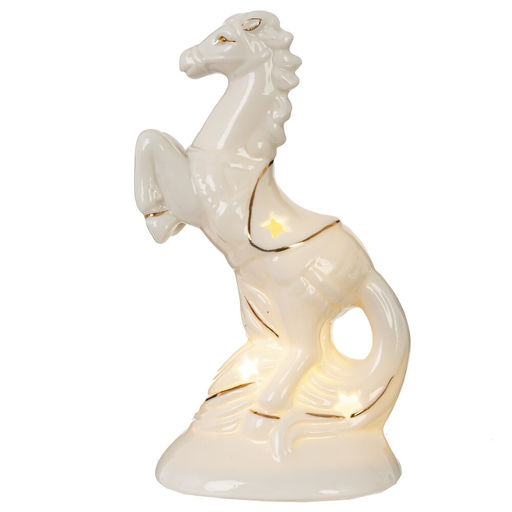 Фигурка декоративная "Лошадь" с подсветкой (2хLR44), L5 W8 H14 см