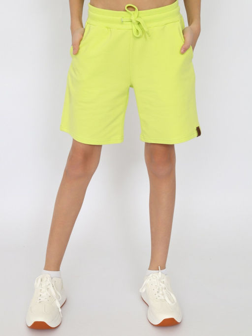 CRB wear/CSJG 90240-36-394 Комплект для девочки (футболка, шорты),лайм/Ex.Cherubino  фото 6