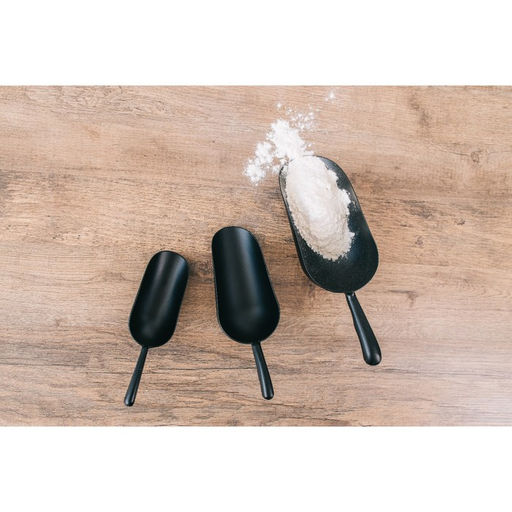 Совок Magistro Alum black, 200 мл, 18.5 см, чёрные