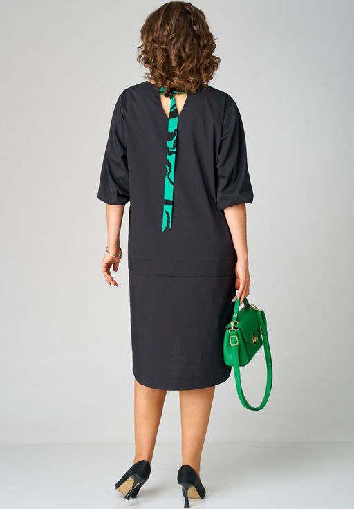 Платье EVA GRANT 7200А-Р принт зелень