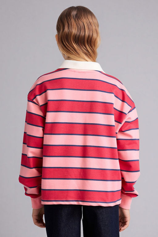 %100 Pamuk Hello Kitty Sweatshirt K_z _ocuk - Defacto фото 5
