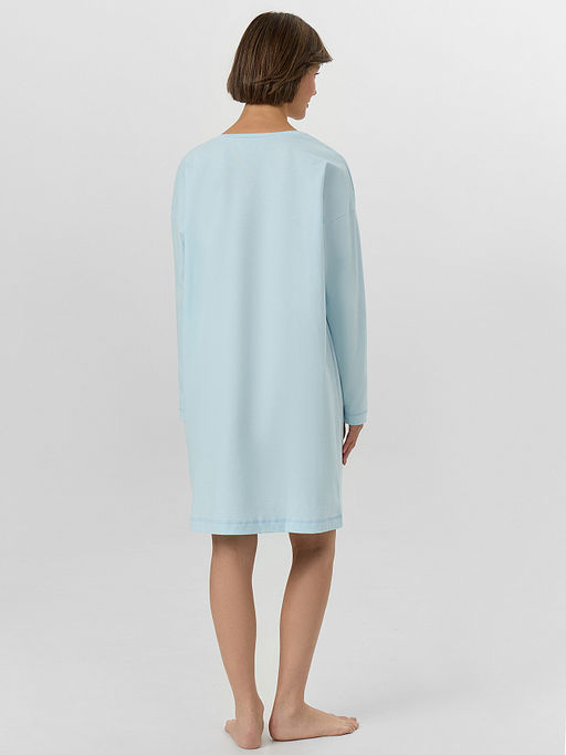 Сорочка ночная женская голубая