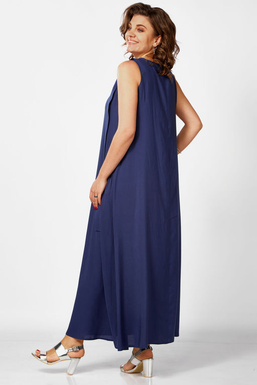 Платье BegiModa 1053 синий