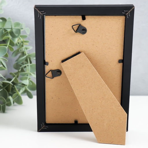 Фоторамка для фото 10×15 см Ellis, МДФ, с паспарту, чёрный