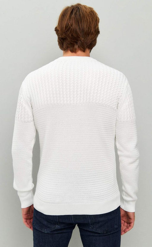 Пуловер F421-1557 milk - Fine joyce фото 7