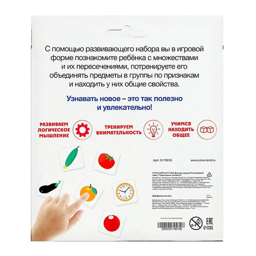 Развивающий набор Пересечение множеств - Iq-zabiaka фото 7