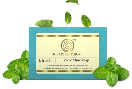 Мыло Чистая Мята Кхади, Pure Mint Soap Khadi - 125г