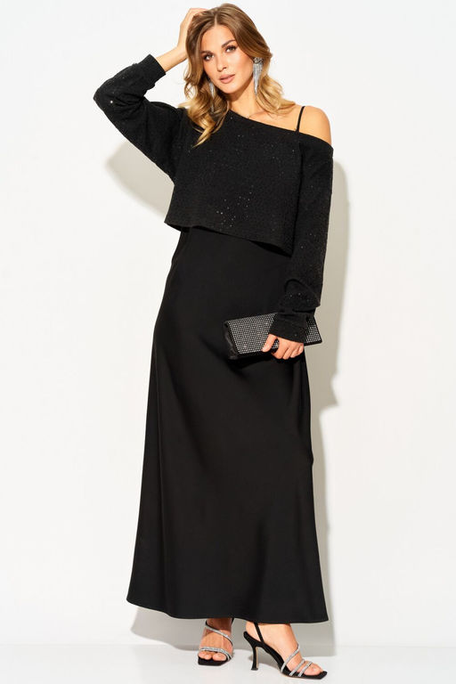 Джемпер LAIKONY 504-1 черный  фото 6