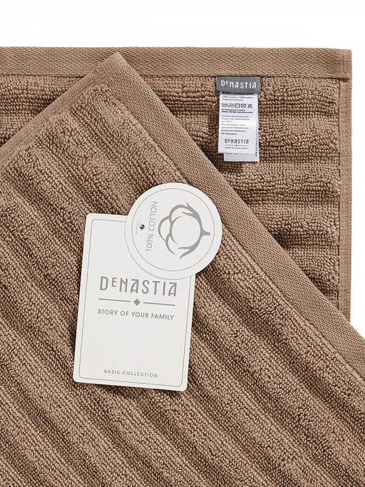 Полотенце для рук 40x60 коричневый махровая ткань - Denastia фото 5