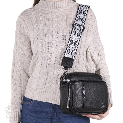 Сумка женская 270161-2 black Velina Fabbiano-Safenta  фото 2