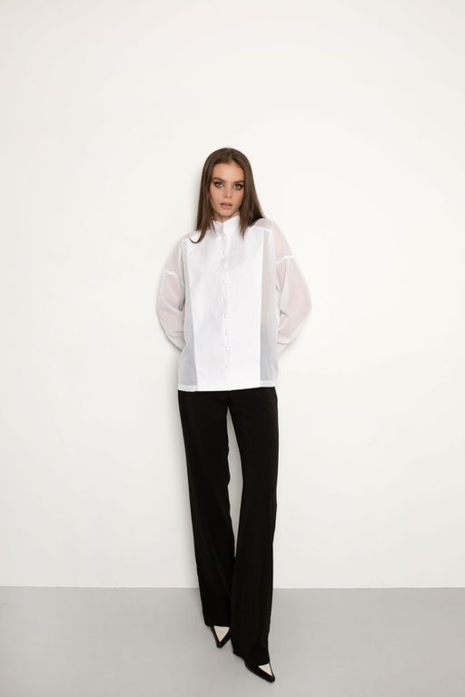 Блуза AURA 2053-164 белый  фото 3
