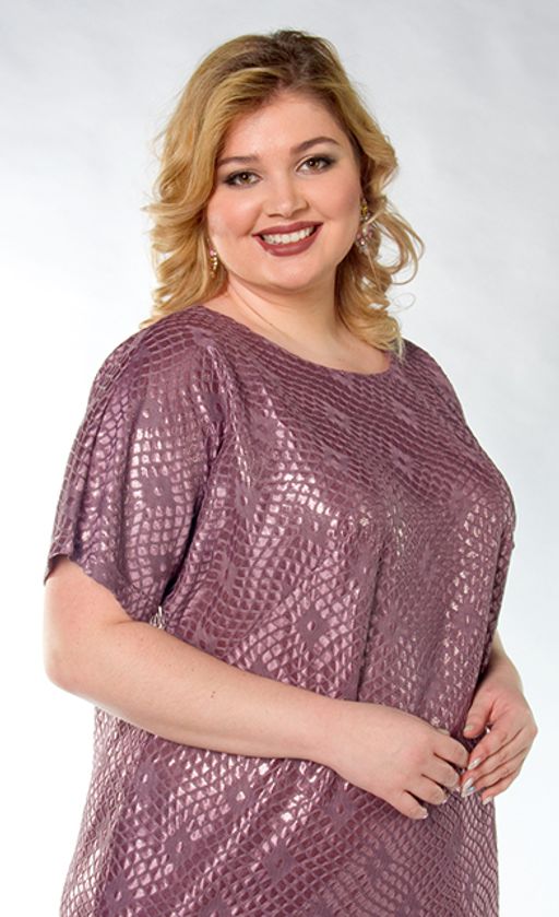 4975/6 Роскошное женское платье свободного силуэта - Ckc collections фото 3