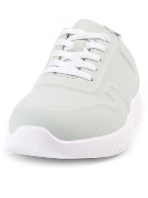 05-PDL195-3 LT. GREEN Кроссовки женские (натуральная кожа)