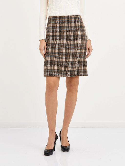 юбка на запах в клетку - Glenfield фото 4