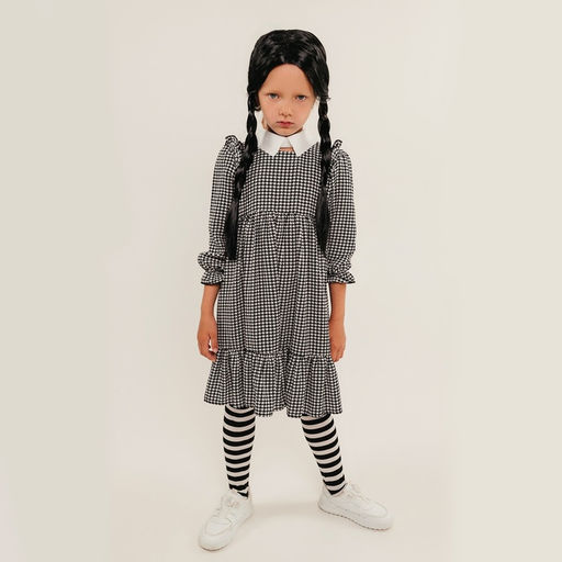 Карнавальный набор «Готическая девчонка»: парик, чулки, воротник