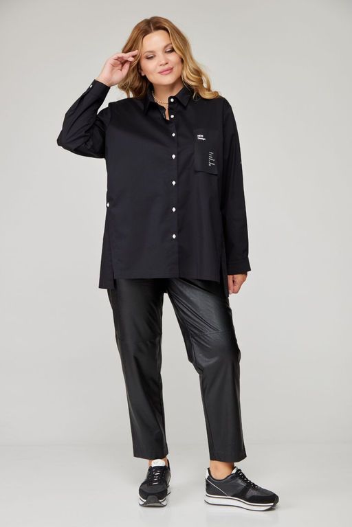 Рубашка Bliss 8221 черный  фото 7