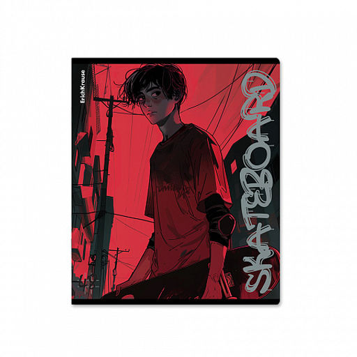 Цена за 5 шт. Тетрадь общая ученическая ErichKrause Mystery Guy, 48 листов, выборочный УФ-лак, клетка_MIX-PACK  фото 6