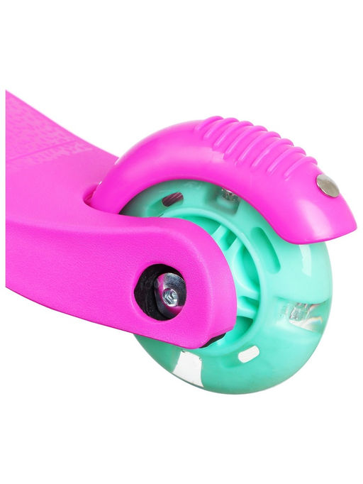 Самокат GRAFFITI, колёса световые PU 110/75 мм, ABEC 7, цвет розовый