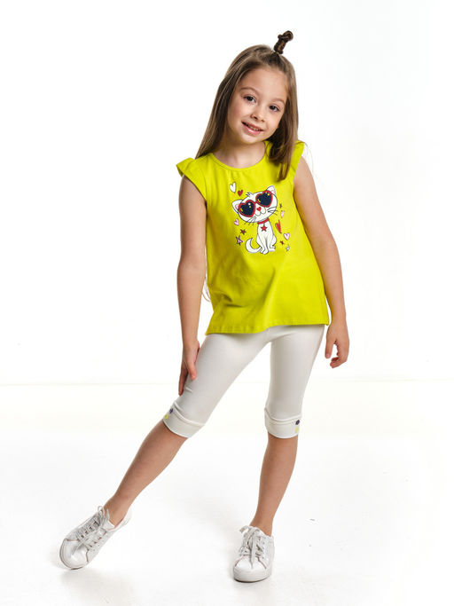 Бриджи для девочки UD 0299 розовый - Mini maxi фото 7