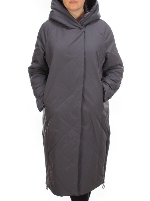 21085 GREY Куртка зимняя двухсторонняя женская облегченная SNOW CLARITY - Fashion фото 12