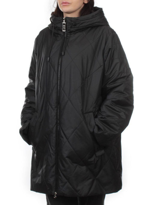 25051 BLACK Куртка демисезонная женская (100 гр. холлофайбер) - Fashion фото 5