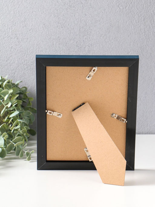 Фоторамка пластик 15х20 см "Остин" иссиня-чёрный 23,5х18,5х1,5 см