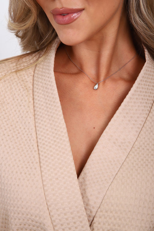 Халат вафельный женский